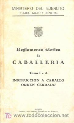 Military Antiques: INSTRUCCION A CABALLO DE LA CABALLERIA