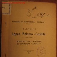 Militaria: TELEMETRO LÓPEZ PALOMO - COSTILLA, 1943