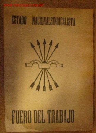 Militaria: Librito Estado Nacional Sindicalista fuera del trabajo, 31 p&aacute;ginas
