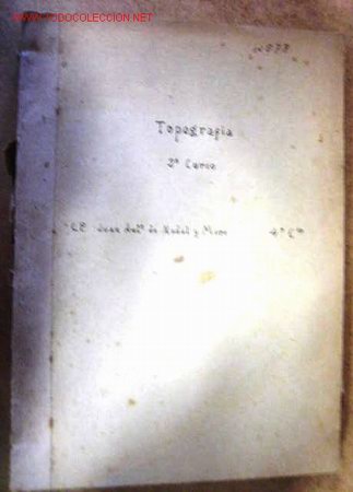 Military Antiques: Topografia, II curso