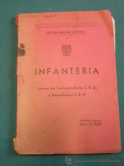 Militaria: L&aacute;minas del Fusil-ametrallador ZB26 y Ametralladora ZB37, INFANTERIA