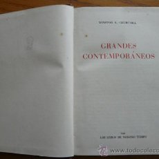 Militaria: LIBRO GRANDES CONTEMPORANEOS CHURCHILL. Lote 27467475