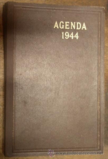 Militaria: Agenda de 1944, en alem&aacute;n, con anotaciones a l&aacute;piz