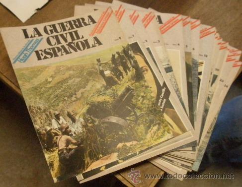 Militaria: Lote de 23 fasc&iacute;culos de La Guerra Civil Espa&ntilde;ola n&ordm; 0,1,2,3,4,5,6,12,13,14,15,16,17,18,19,20.....