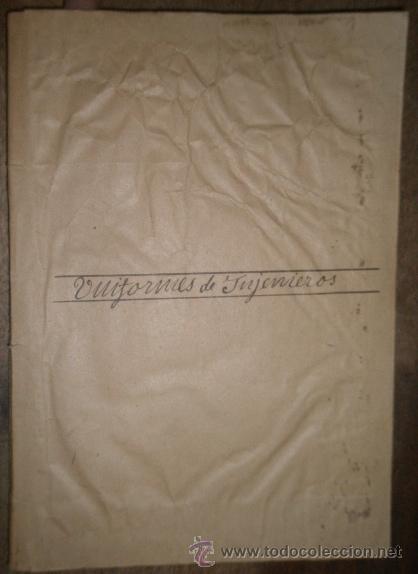 Militaria: Reglamento de uniformidad de las prendas de equipo, vestuario,...         Ingenieros