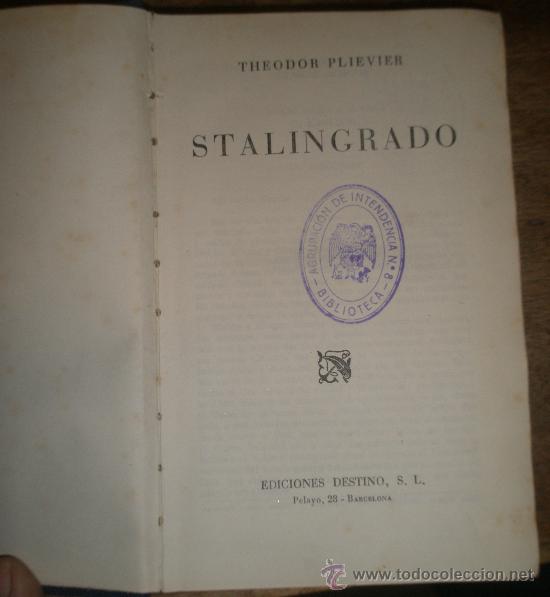 Militaria: Stalingrado, 1949, 430 p&aacute;g.
