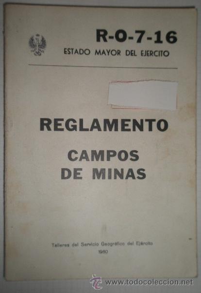 Military Antiques: Reglamento: Campos de minas, 205 p&aacute;ginas, contiene ilustraciones