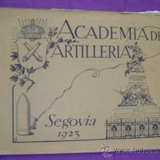 Militaria: ACADEMIA DE ARTILLERÍA. SEGOVIA 1923