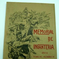 Militaria: MEMORIAL DE INFANTERÍA AÑO II TOMO III Nº 19 JULIO 1913 IMP COLEGIO Mª CRISTINA TOLEDO.. Lote 22658444