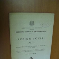 Militaria: DIRECCION GENERAL DE PROTECCION CIVIL,ACCION SOCIAL,AS-1 1965