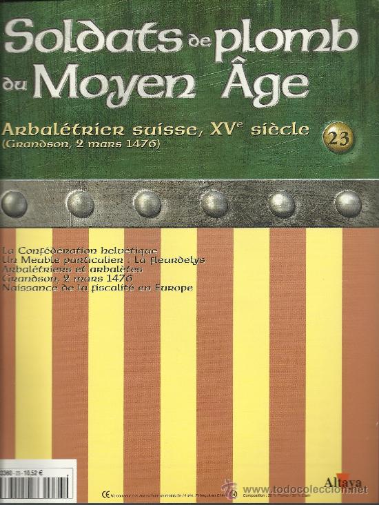 Militaria: FASCICULO 23&ordm; DE SOLDADOS DE PLOMO DE LA EDAD MEDIA
