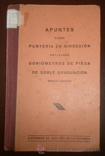 Military Antiques: Apuntes sobre punter&iacute;a en direcci&oacute;n empleando Goni&oacute;metros de pieza de doble graduaci&oacute;n