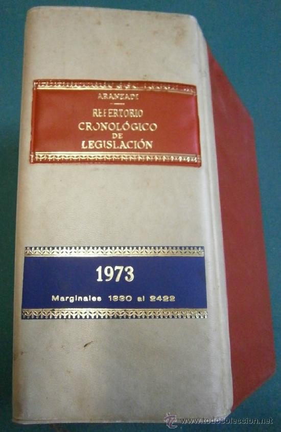 Militaria: Repertorio cronol&oacute;gico de legislaci&oacute;n 1973, 1&ordf; edici&oacute;n, Volumen 2