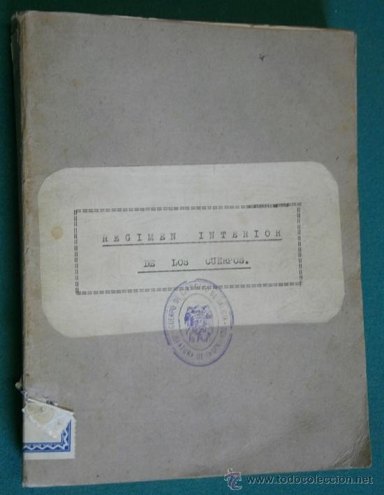 Militaria: R&eacute;gimen interior de los cuerpos, 1973, 311 p&aacute;ginas
