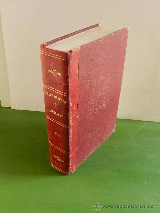 Militaria: COLECCION DE REALES ORDENES Y CIRCULARES DE ARTILLERIA