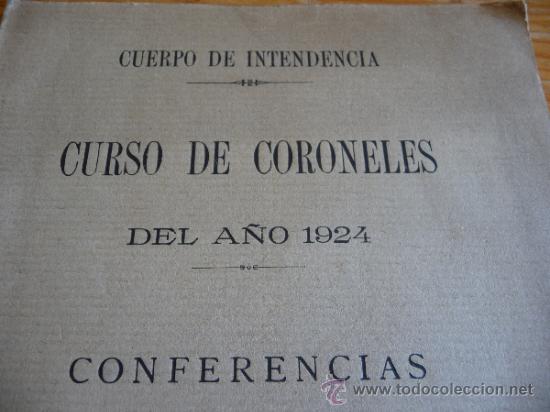 Militaria: Libro curso de coroneles de 1924 - Foto 2