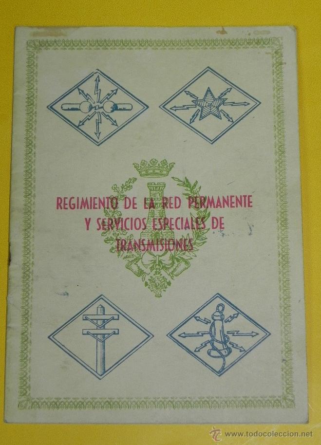 Militaria: RECUERDO DE LA DESPEDIDA DEL REGIMIENTO DE LA RED PERMANENTE Y SERVICIOS ESPECIALES DE TRANSMISIONES