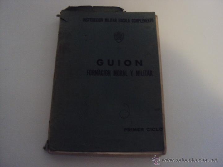 Militaria: guion formacion moral y militar