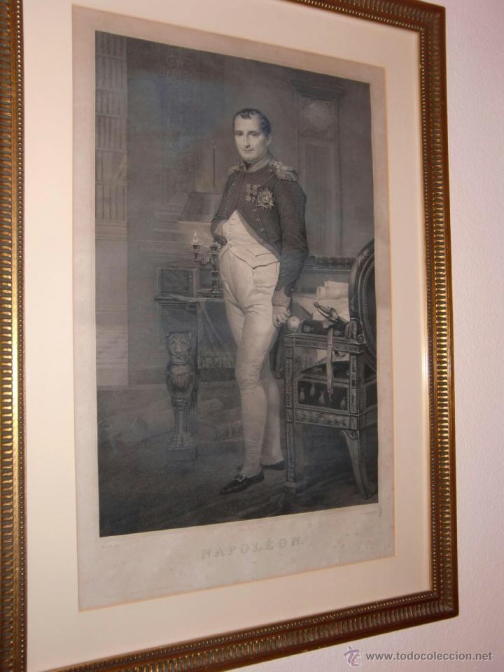 Militaria: LITOGRAFIA NAPOLEON BONAPARTE. FINALES S XIX