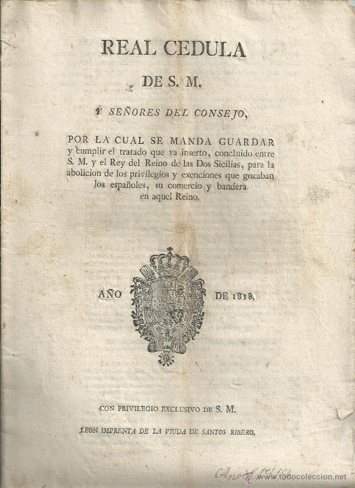 Militaria: REINO DE LAS DOS SICILIAS. ABOLICI&Oacute;N DE LOS PRIVILEGIOS ... COMERCIO Y BANDERA DE LOS ESPA&Ntilde;OLES