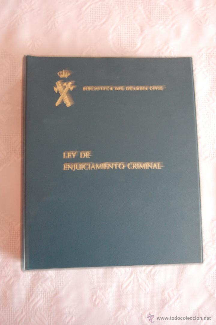 Militaria: BIBLIOTECA DEL GUARDIA CIVIL. LEY DE ENJUICIAMIENTO CRIMINAL (1992).
