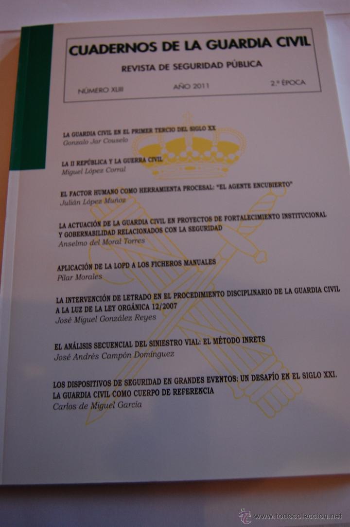 Militaria: CUADERNOS DE LA GUARDIA CIVIL. REVISTA DE SEGURIDAD P&Uacute;BLICA N&ordm; XLIII (43), A&Ntilde;O 2010