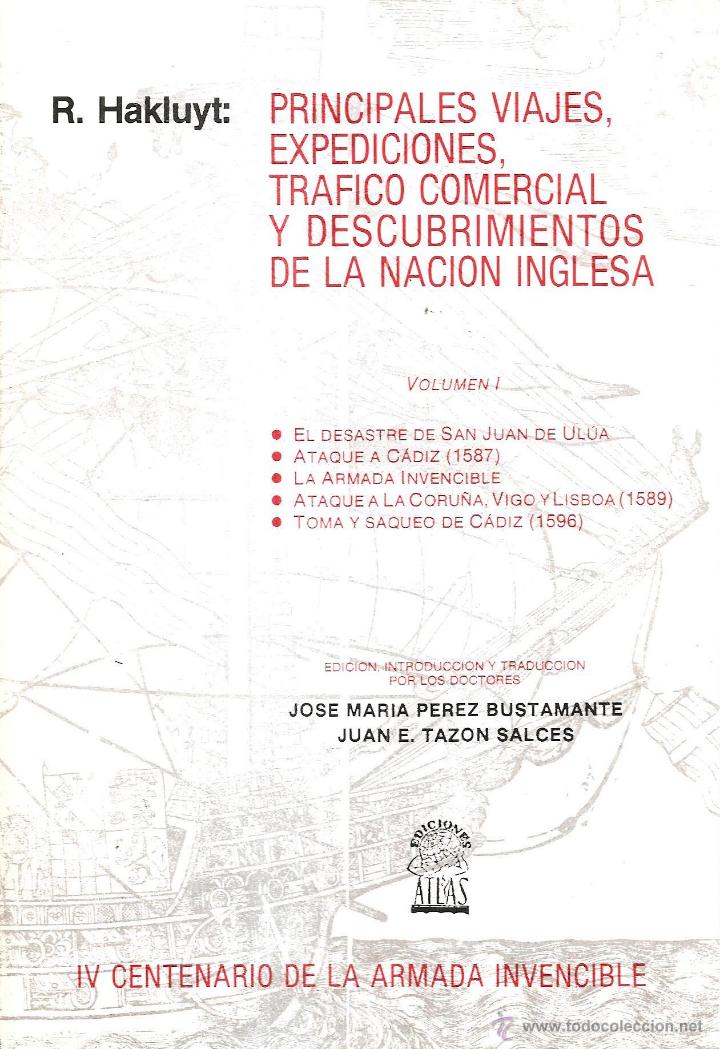 Militaria: Principales viajes expediciones trafico y descubrimientos de la nacion inglesa,especial