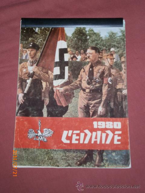 Militaria: CALENDARIO CEDADE 1980 EXTREMA DERECHA ESPA&Ntilde;OLA HITLER