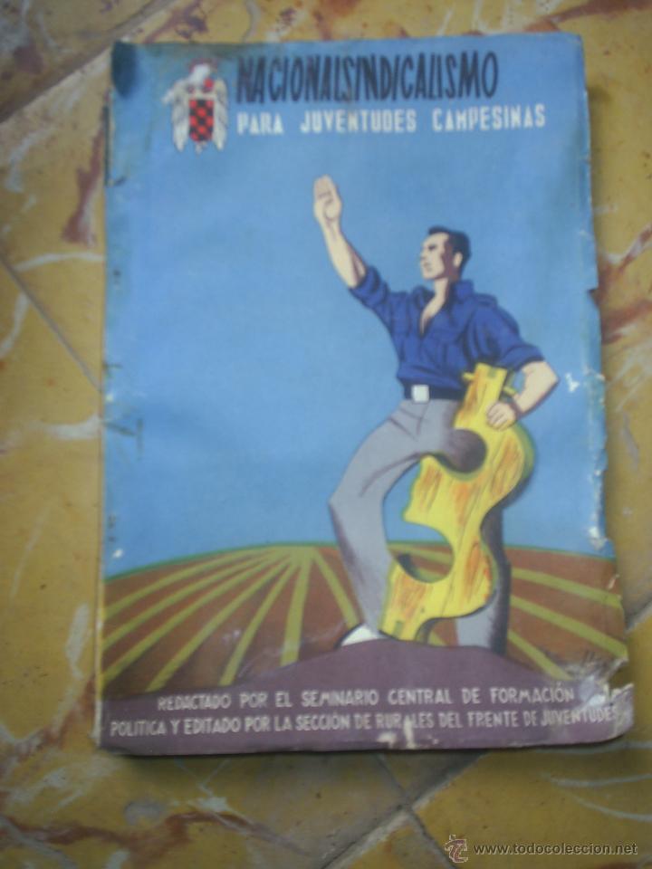 Militaria: libro nacional sindicalismo para jovenes campesinos