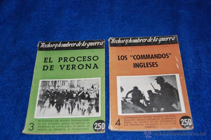 Militaria: HECHOS Y HOMBRES DE LA GUERRA numero 3 y 4