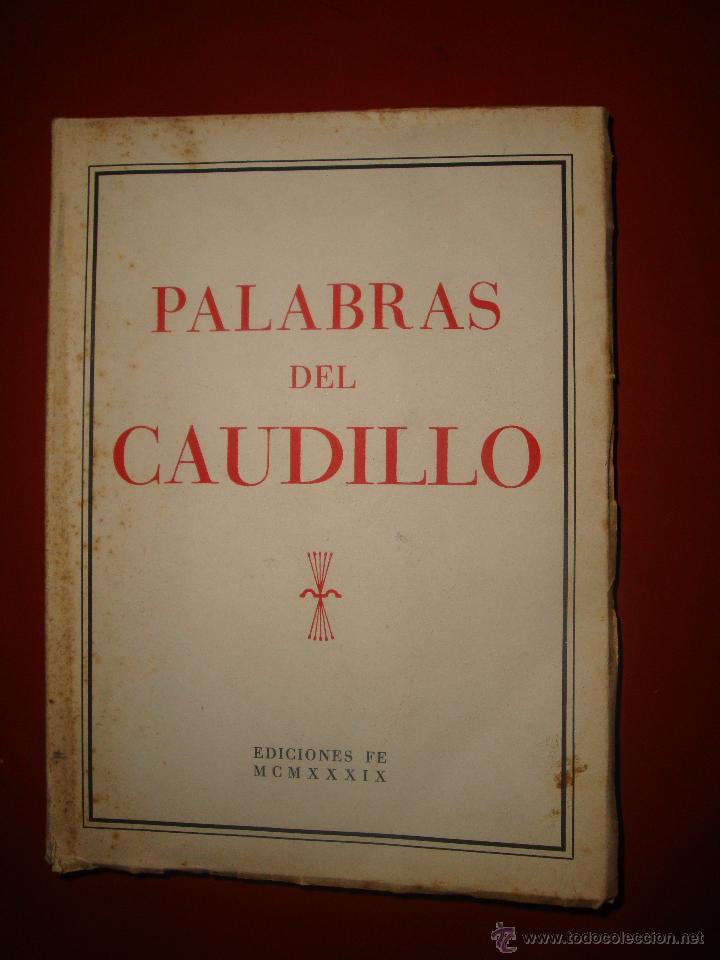 Militaria: PALABRAS DEL CAUDILLO - Foto 1