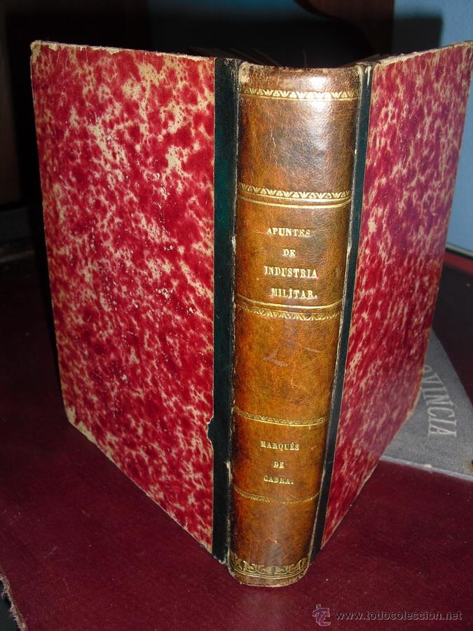 Militaria: 1875 APUNTES DE INDUSTRIA MILITAR MANUSCRITOS Y LITOGRAFIADOS