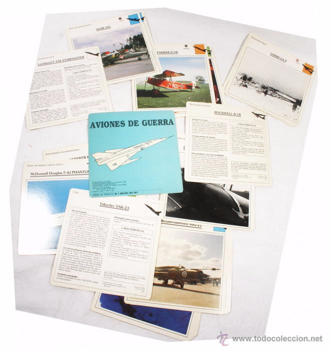 Militaria: Fichas de aviaci&oacute;n de todas las &eacute;pocas, 60 fichas, Editorial Planeta Agostini
