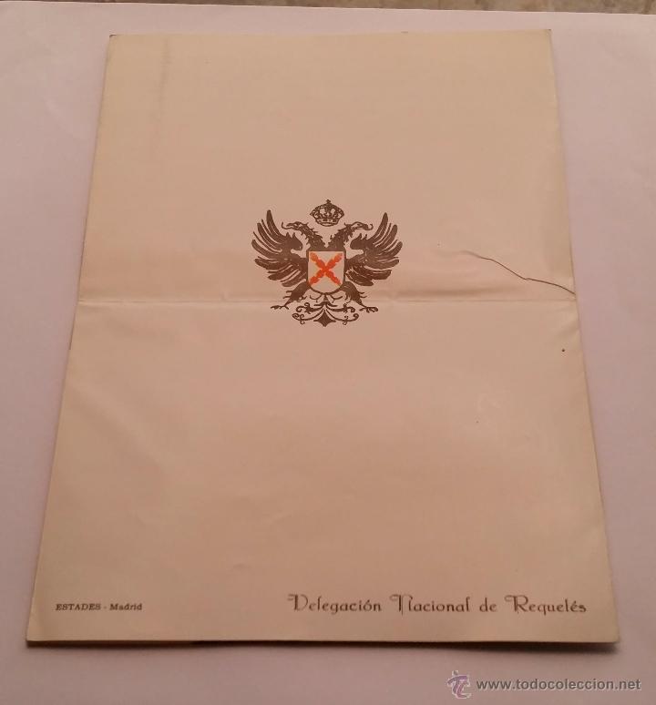 Militaria: REQUETES EN Montejurra,Programa TRIPTICO DE 1962 - Foto 4
