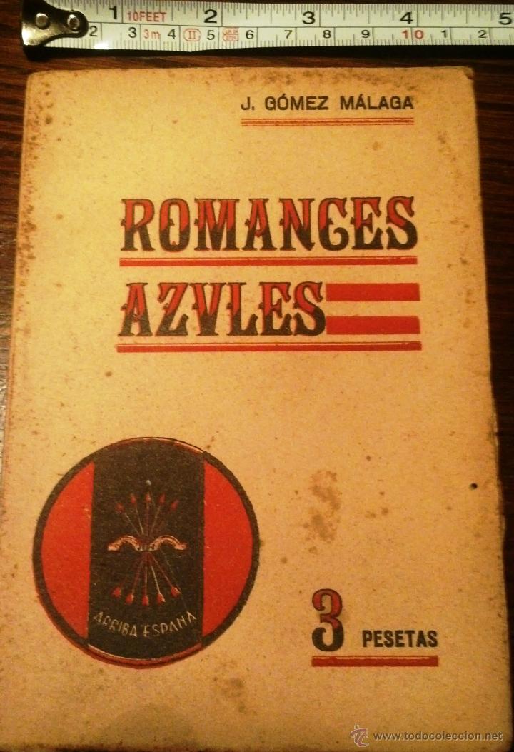 Militaria: ROMANCES AZULES. 1937