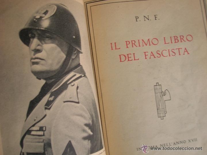 Militaria: IL PRIMO LIBRO DEL FASCISTA. PNF.