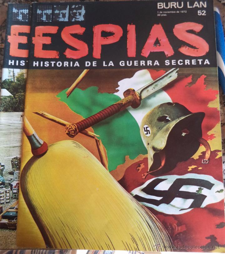 Militaria: FASCICULO 52 CUARTO DEL TOMO 5 Pags. 73/96 ESPIAS BURULAN 1.971