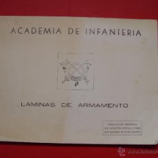 Militaria: LIBRO LÁMINAS DE ARMAMENTO (ACADEMIA INFANTERÍA, 1970-80’S) DESCATALOGADO ¡ORIGINAL!