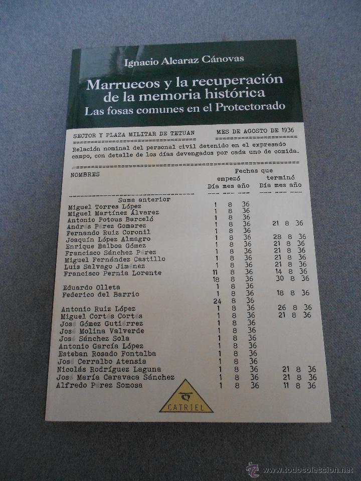 Military Antiques: MARRUECOS Y LA RECUPERACION DE LA MEMORIA HISTORICA