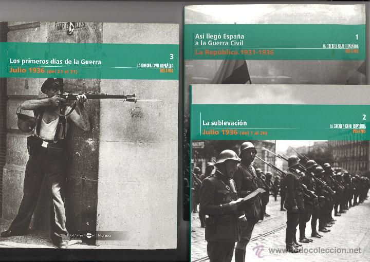 Military Antiques: Tres primeros tomos La Guerra Civil mes a mes
