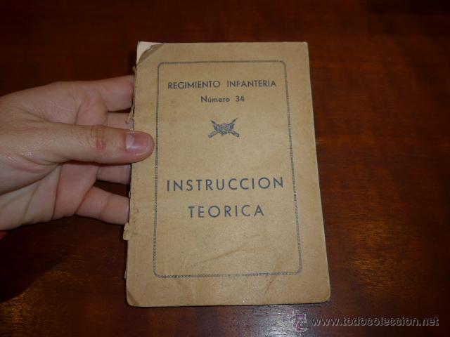 Militaria: Antiguo librito republicano de infanteria, instruccion teorica, 1932, republica