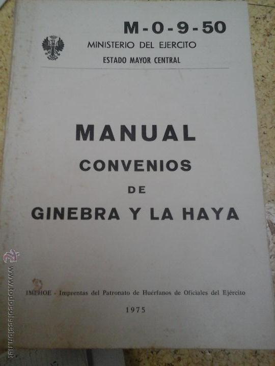 Militaria: Manual de convenios 1975