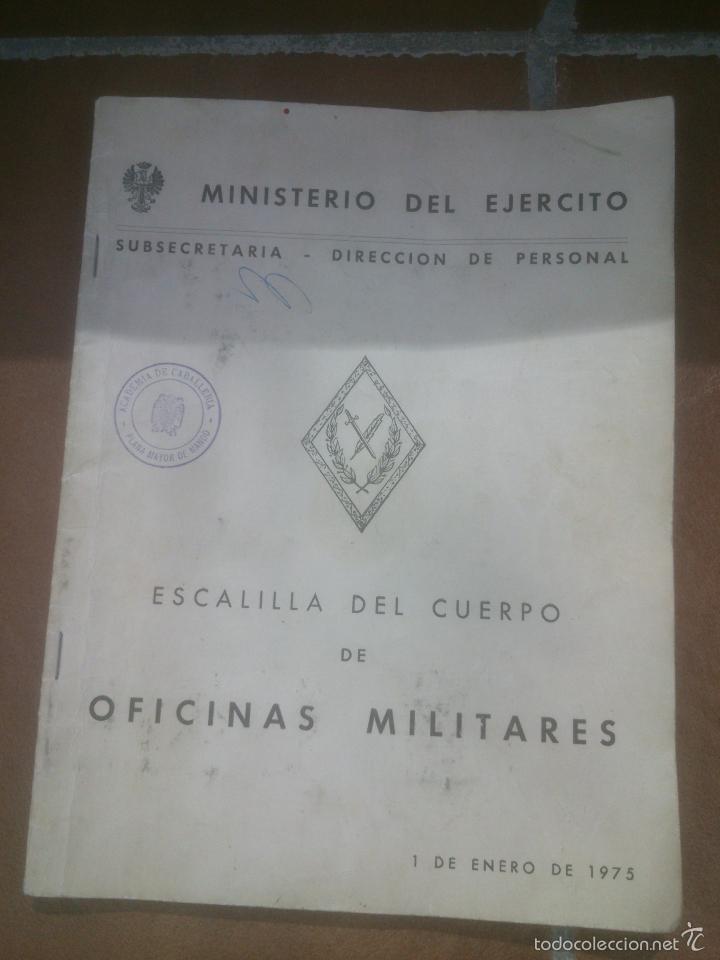 Militaria: MINISTERIO DEL EJERCITO OFICINAS MILITARES