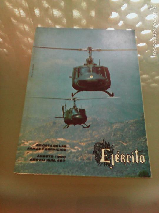 Militaria: REVISTA EJ&Eacute;RCITO NUM 487 AGOSTO DE 1980.