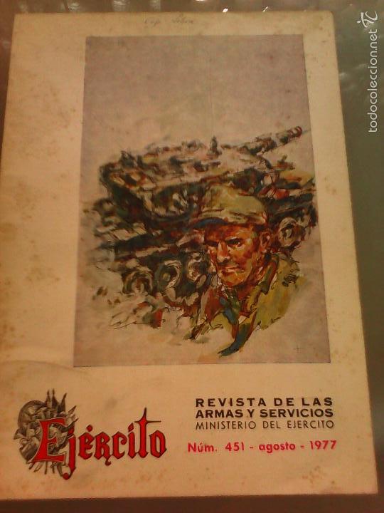 Militaria: REVISTA EJ&Eacute;RCITO NUM 451 AGOSTO DE 1977.
