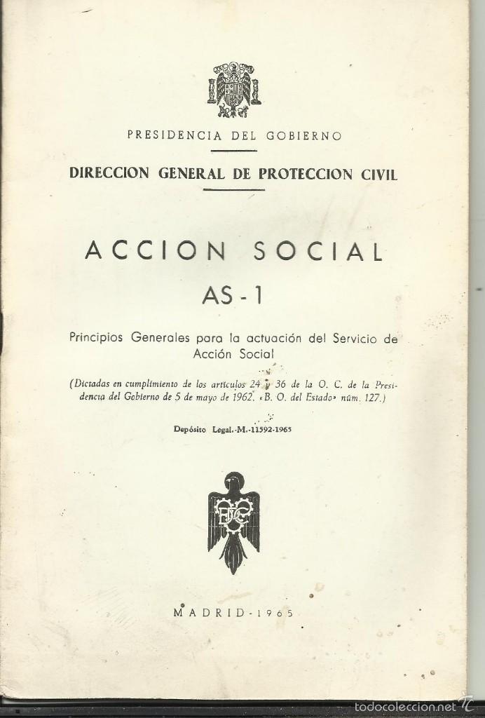 Militaria: LIBRO DE ACCI&Oacute;N SOCIAL AS-1