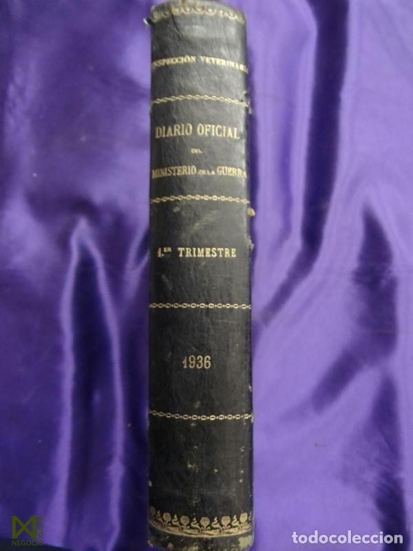 Militaria: DIARIO OFICIAL DEL MINISTERIO DE LA GUERRA. A&Ntilde;O 1936. PRIMER TRIMESTRE