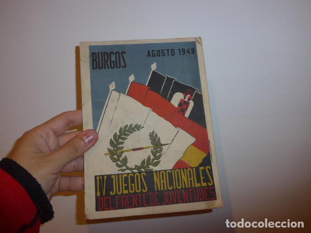Militaria: Antiguo librito de IV juegos nacionales de frente de juventudes, burgos, 1948, falange
