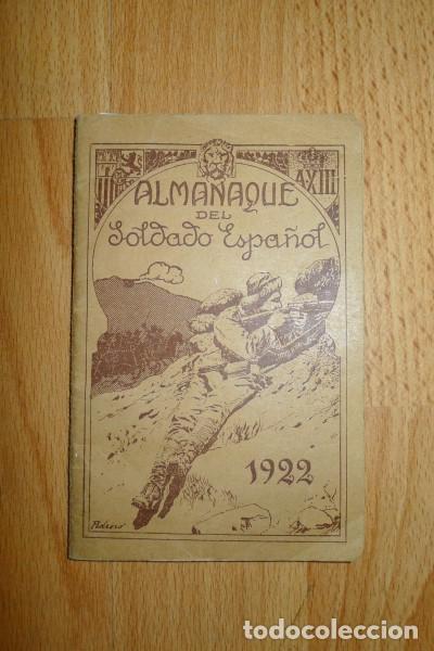 Militaria: R.V. Almanaque del soldado. 1922