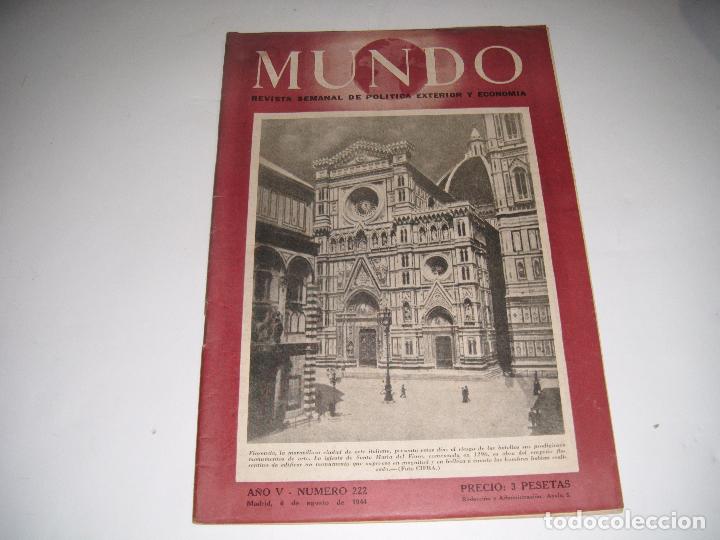 Militaria: mundo revista semanal de pol&iacute;tica exterior y econ&oacute;mica numero222a&ntilde;o 1944